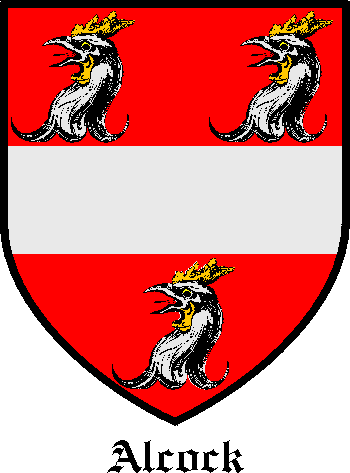 Alcock coat of arms